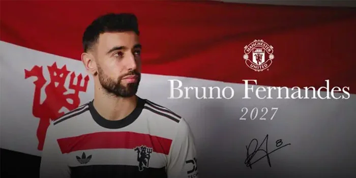 Bruno-Fernandes,-Kapten-Manchester-United-Resmi-Teken-Kontrak-Baru