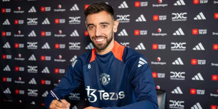 Bruno Fernandes Secara Resmi Menandatangani Kontrak Baru Di MU